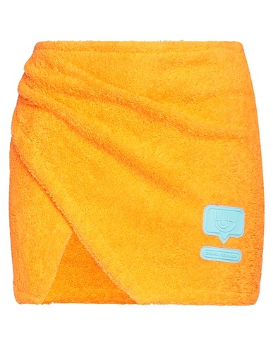 CHIARA FERRAGNI Mini skirts 90% Cotton, 10% Polyethylene