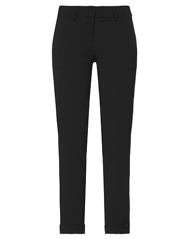 HANITA Casual pants Black 88% Polyester, 12% Elastane