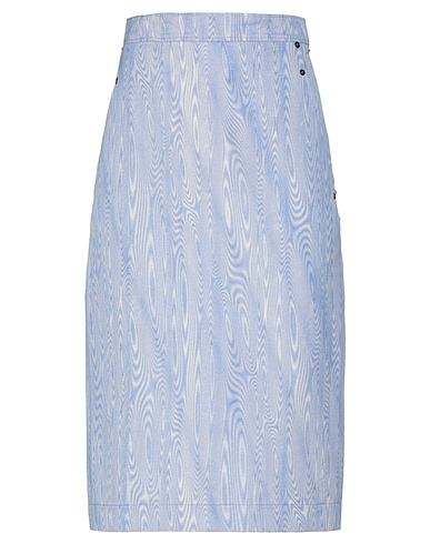 ROCHAS Midi skirt Sky blue 100% Polyester