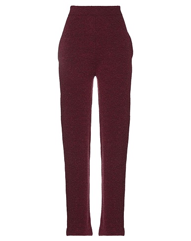 BALLANTYNE Casual trouser Burgundy 85% Wool, 15% Polyester