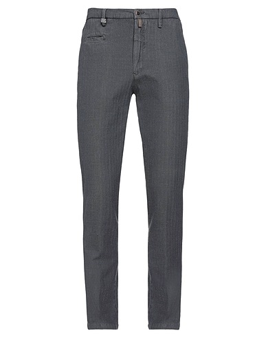 BARBATI Casual trouser Grey 55% Cotton, 28% Polyester, 15% Viscose, 2% Elastane
