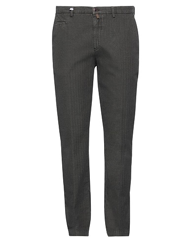 BARBATI Casual trouser Military green 55% Cotton, 28% Polyester, 15% Viscose, 2% Elastane