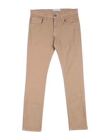 MANUEL RITZ Casual trouser Camel 98% Cotton, 2% Elastane