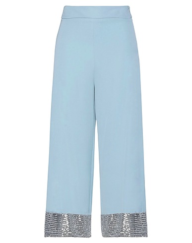 NO SECRETS Casual pants Sky blue 95% Polyester, 5% Elastane