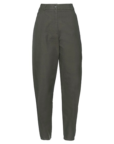 HUMANOID Casual pants Military green 100% Cotton