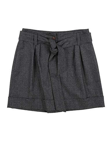 BRUNELLO CUCINELLI Skirt Charcoal 98% Virgin Wool, 2% Elastane