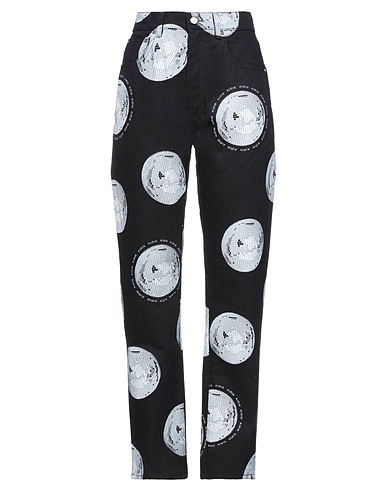 KIRIN PEGGY GOU Denim pants Black 100% Cotton