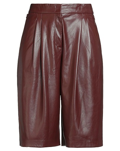 ERIKA CAVALLINI Casual trouser Chocolate brown 65% Polyester, 35% Polyurethane