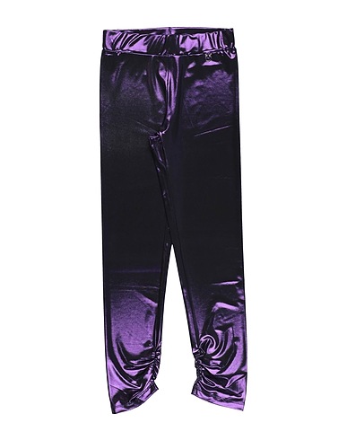 PINKO UP Leggings Purple 94% Polyester, 6% Elastane, Polyurethane