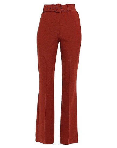 HANITA Casual trouser Brown 53% Polyester, 44% Wool, 3% Elastane