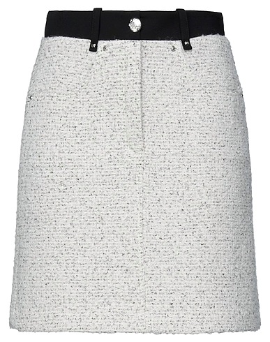 MAJE Mini skirt Ivory 38% Wool, 30% Acrylic, 19% Polyamide, 11% Polyester, 2% Silk