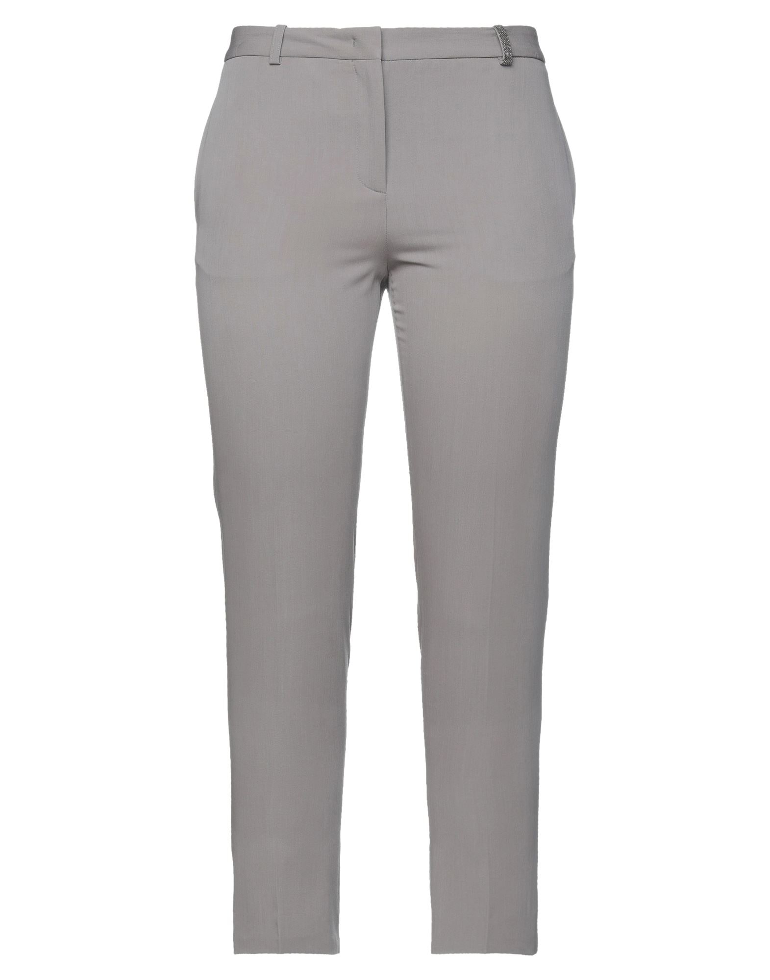 パンツ FABIANA FILIPPI Woman Pants Grey PAD265F326D787 1259 FABIANA FILIPPI | Light grey Women's Casual Pants | YOOX