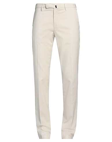 INCOTEX Casual trouser Light grey 99% Cotton, 1% Elastane