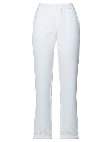 NO SECRETS Pantalone Bianco 95% Poliestere, 5% Elastan