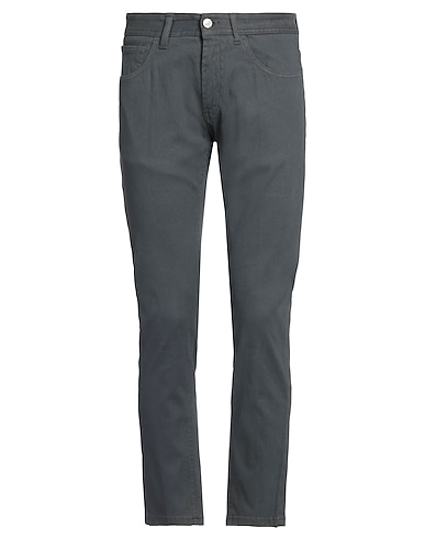 LABORATORI ITALIANI Casual trouser Lead 98% Cotton, 2% Elastane