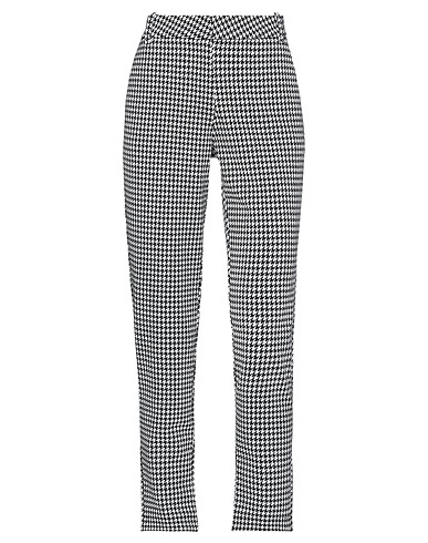 NO SECRETS Casual trouser Black 88% Polyester, 11% Viscose, 1% Elastane, Cotton