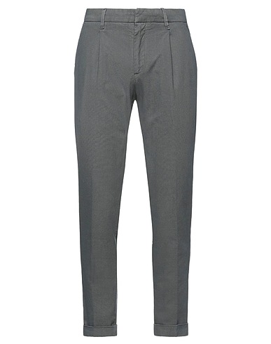 LABORATORI ITALIANI Casual pants Grey 98% Cotton, 2% Elastane
