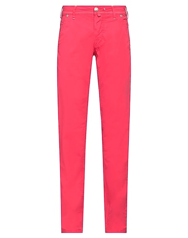JACOB COHЁN Casual trouser Red 96% Cotton, 4% Elastane