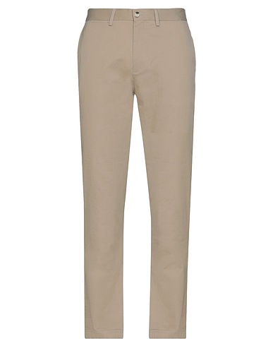 BEN SHERMAN Casual pants Khaki 97% Organic cotton, 3% Elastane