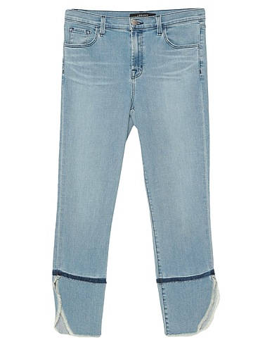 J BRAND Denim trousers Blue 98% Cotton, 2% Polyurethane
