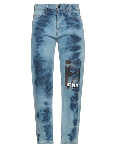 ICE PLAY Denim trousers Blue 100% Cotton
