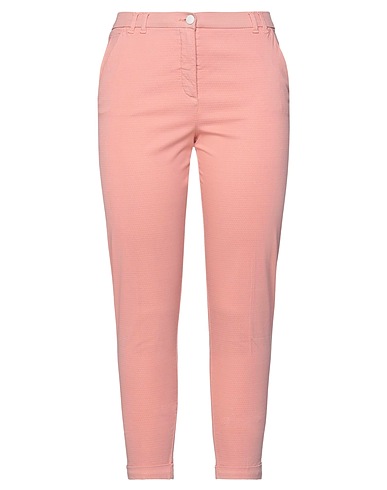 JACOB COHЁN Casual trouser Salmon pink 63% Lyocell, 30% Cotton, 5% Polyester, 2% Elastane