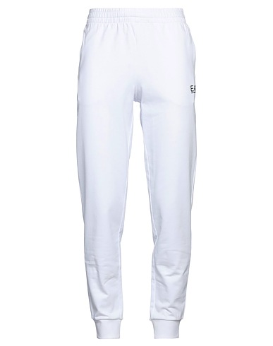 EA7 Sweatpants BIANCO 100% Cotton