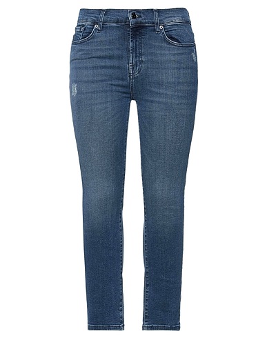 7 FOR ALL MANKIND Denim trousers Blue 54% Cotton, 40% Lyocell, 4% Elastomultiester, 2% Elastane