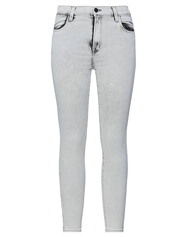 J BRAND Denim pants Light grey 88% Cotton, 8% Polyester, 4% Elastane