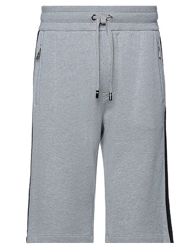 DOLCE&GABBANA Shorts & Bermuda Grey 100% Cotton, Elastane, Viscose