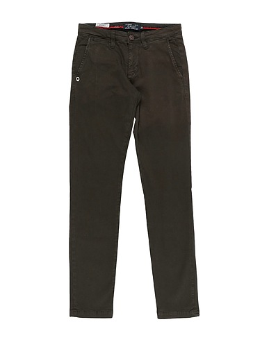 GAUDÌ Casual pants Lead 98% Cotton, 2% Elastane