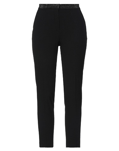 EMMA & GAIA Casual trouser Black 65% Polyester, 33% Viscose, 2% Elastane