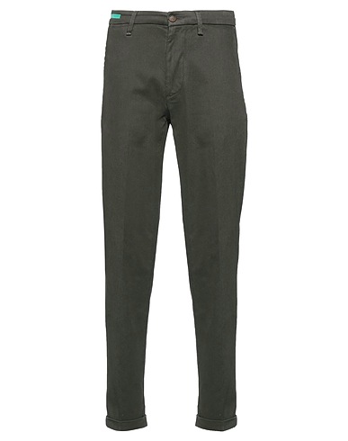RE_HASH Casual pants Military green 68% Cotton, 29% Lyocell, 3% Elastane