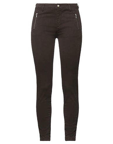 LIU •JO Pantalón Café 96% Algodón, 4% Elastán