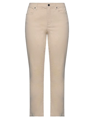 BROOKS BROTHERS Casual trouser Sand 98% Cotton, 2% Elastane