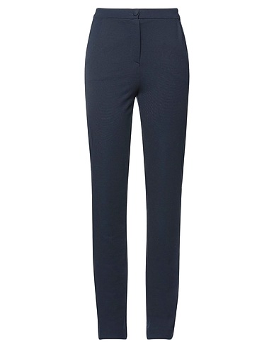 EMPORIO ARMANI Casual trouser Midnight blue 58% Viscose, 35% Polyamide, 7% Elastane