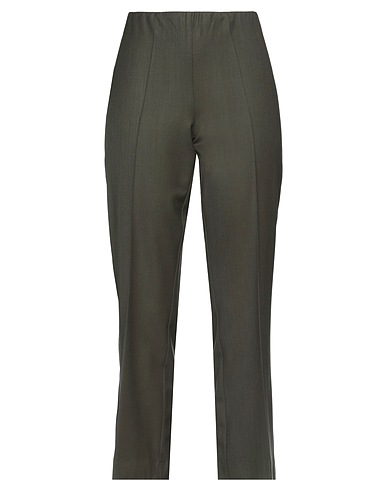 P.A.R.O.S.H. Casual trouser Military green 97% Virgin Wool, 3% Elastane