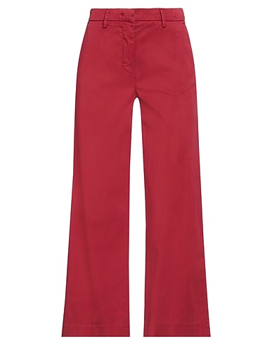 MASON'S Casual trouser Burgundy 57% Cotton, 40% Viscose, 3% Elastane