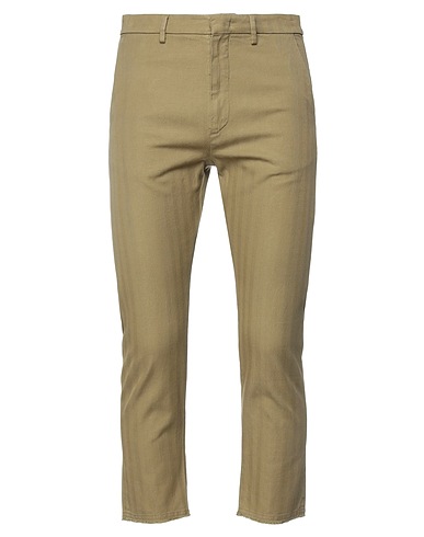PENCE Chinos KHAKI 72% Cotton, 26% Linen, 2% Elastane