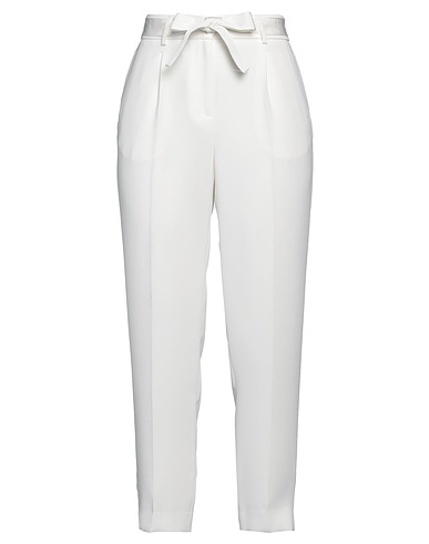 ARGONNE by PESERICO Casual trouser White 100% Polyacrylic