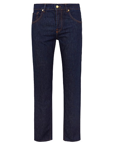 8 by YOOX Denim pants Blue 100% Organic cotton
