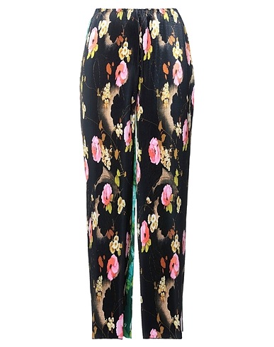 RICHARD QUINN Casual trouser Black 90% Polyester, 10% Elastane