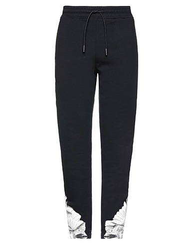 MARCELO BURLON Casual pants Black 100% Cotton, Polyester