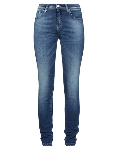 FIFTY FOUR Denim trousers Blue 98% Cotton, 2% Elastane