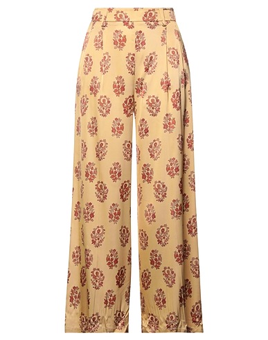 TRUE ROYAL Casual pants Camel 96% Viscose, 4% Elastane