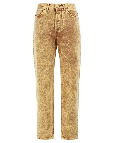 8 by YOOX Pantaloni jeans ORGANIC COTTON CROPPED TAPERED JEAN
 Beige 100% Cotone organico