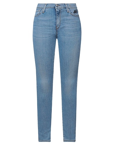 MY TWIN TWINSET Denim trousers Blue 70% Cotton, 28% Polyester, 2% Elastane