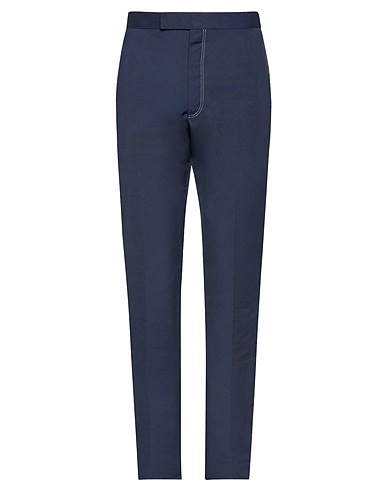 THOM BROWNE Casual pants Midnight blue 65% Polyester, 35% Cotton