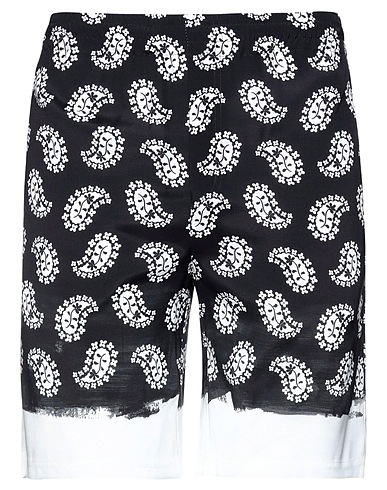 MSGM Shorts & Bermuda Black 100% Viscose