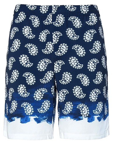 MSGM Shorts & Bermuda Blu notte 100% Viscosa